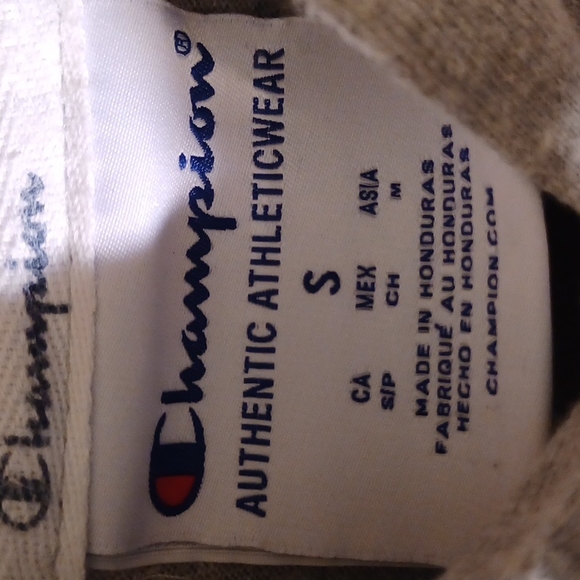 NWOT Authentic Champion Athleticwear Grey Hoodie Long Sleeve Sweatshirt w/pocket - Picture 3 of 13